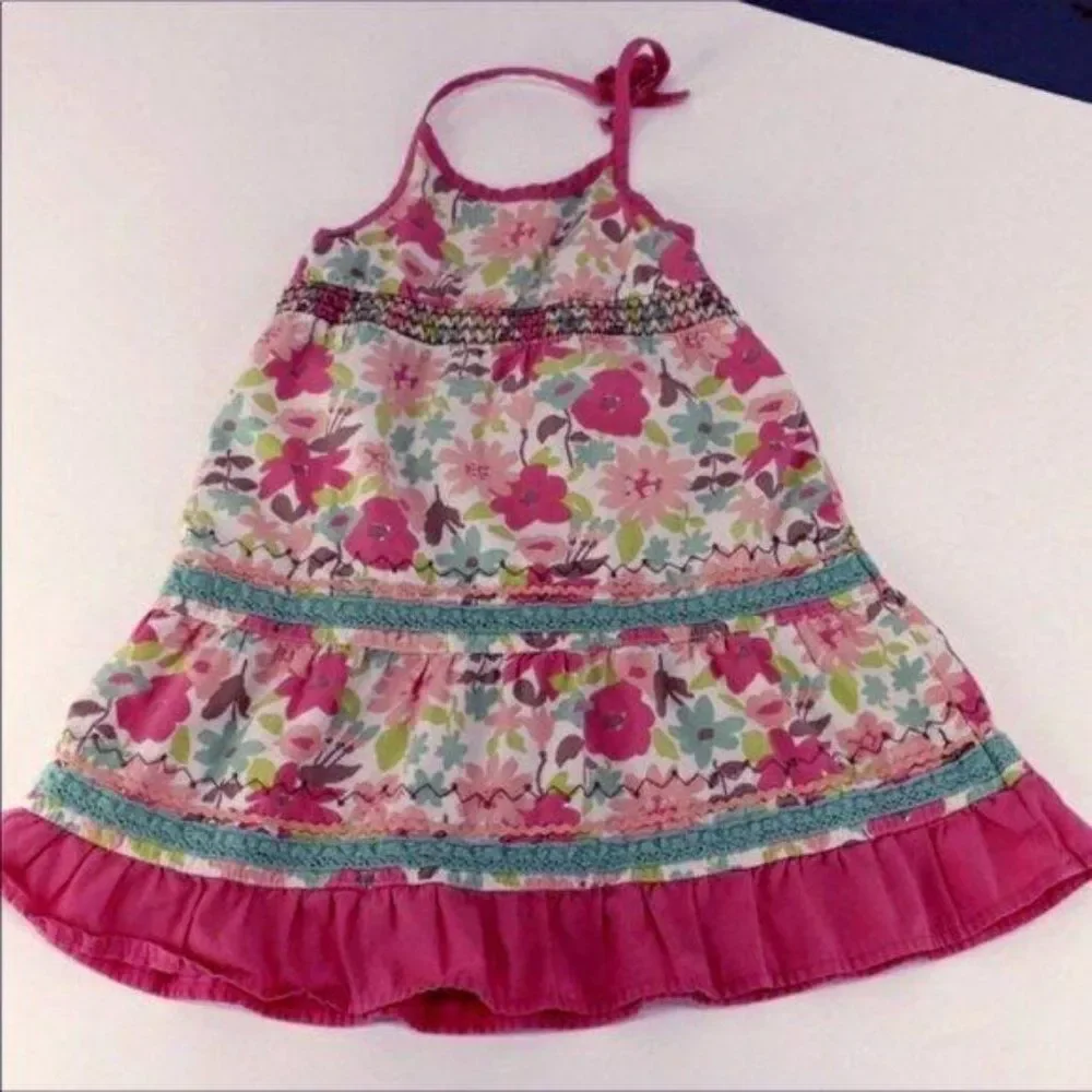 OshKosh Genuine Kids Floral Spring Halter dress‎